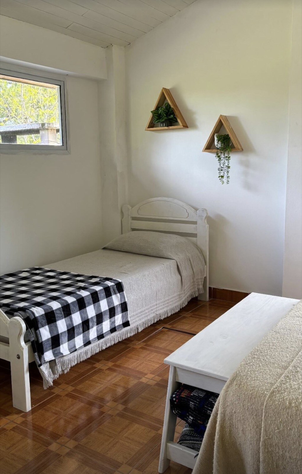 Habitación con cama individual en Casa Pura Vida